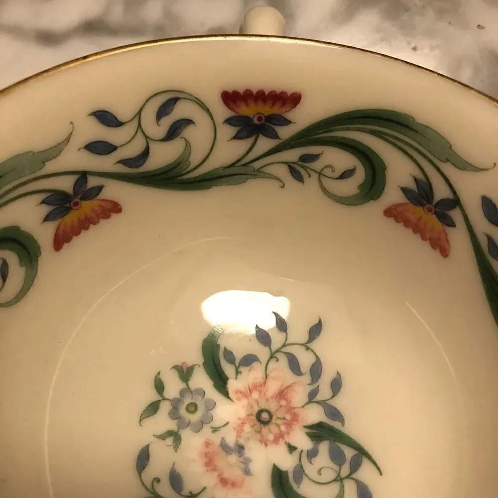 Vintage Lenox Monterey Teacup and Saucer